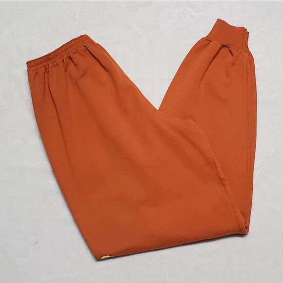RARE Vintage 1980s Tennessee River Orange Adobe High Rise Joggers Sweatpants XL - Picture 4 of 12
